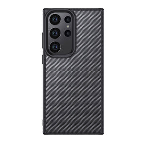 Galaxy S23 Ultra Kılıf Aramid Karbon Fiber M-safe Özellikli Wlons Radison Kapak