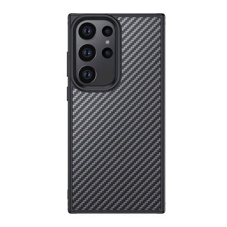 Galaxy S23 Ultra Kılıf Aramid Karbon Fiber M-safe Özellikli Wlons Radison Kapak