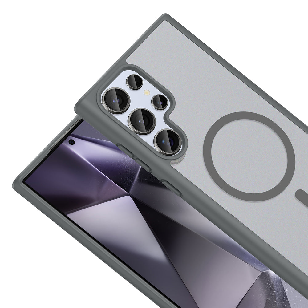 Galaxy S23 Ultra Kılıf M-safe Şarj Özellikli Zore Babet Kapak