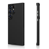 Galaxy S23 Ultra Kılıf M-safe Şarj Özellikli Basit Mat Deri Desenli Youngkit Tech Fashion Serisi Kapak