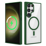 Galaxy S23 Ultra Kılıf M-safe Wireless Şarj Özellikli Silikon Zore Ege Kapak