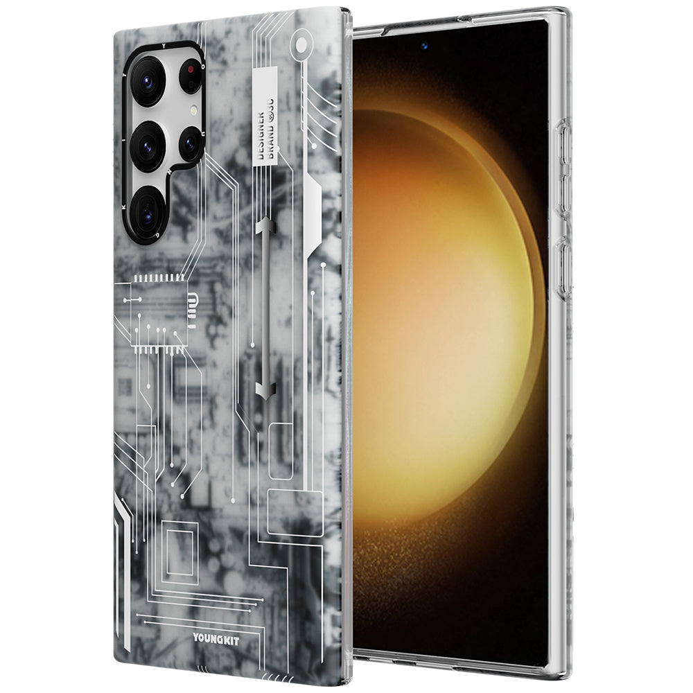 Galaxy S23 Ultra Kılıf YoungKit Technology Serisi Kapak