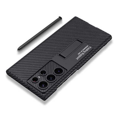 Galaxy S23 Ultra Kılıf Zore Kıpta Standlı Kapak