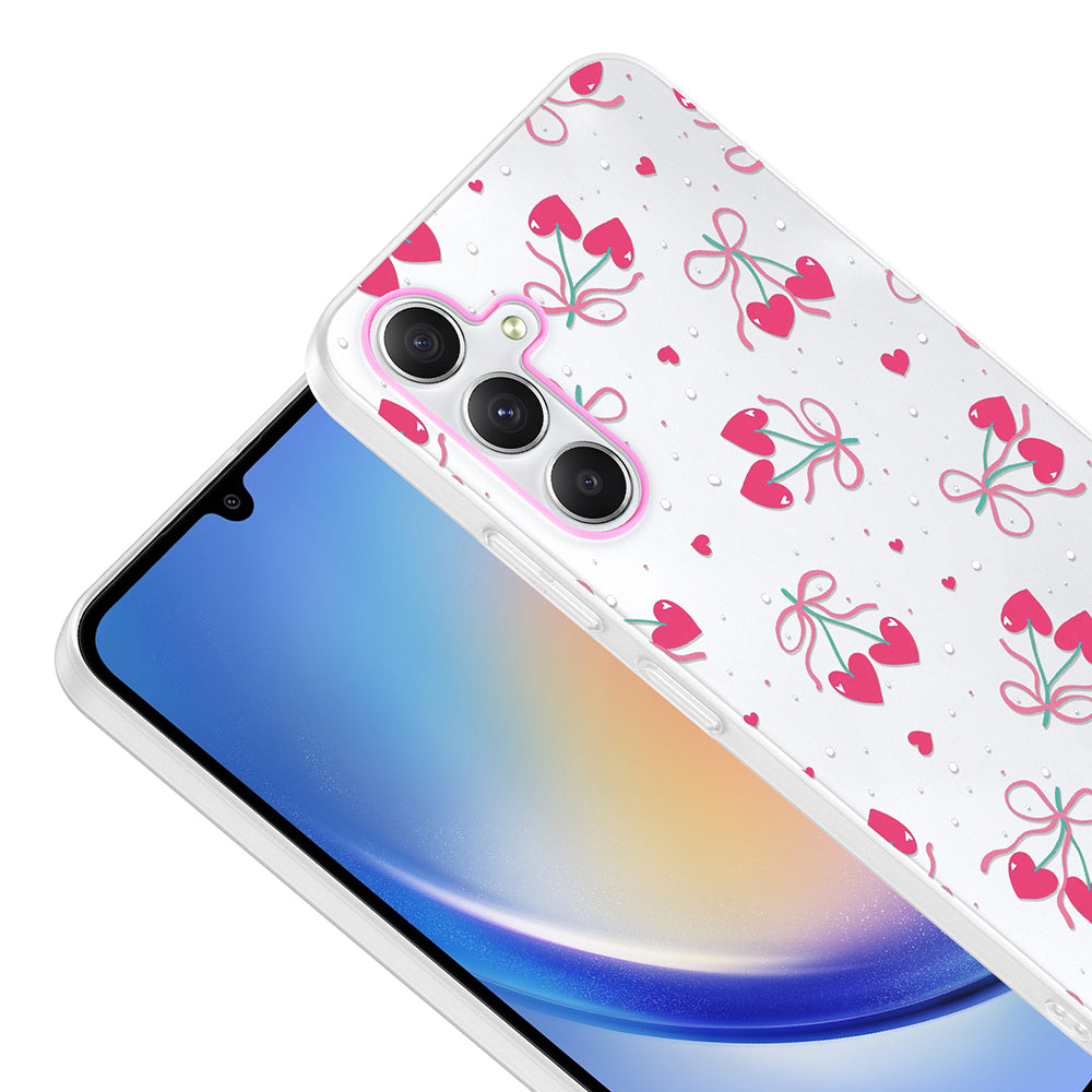 Galaxy S24 FE Kılıf Kamera Korumalı Desenli Zore Klip Kapak