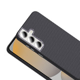 Galaxy S24 FE Kılıf M-safe Şarj Özellikli Karbon Fiber Görünümlü Zore Gros Kapak