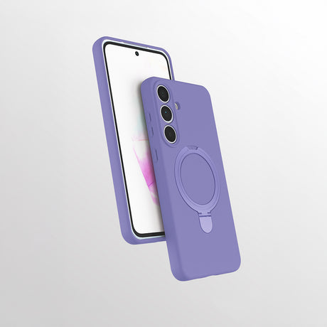 Galaxy S24 FE Kılıf M-safe Şarj Özellikli Standlı Zore Samara Kapak