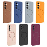 Galaxy S24 FE Kılıf M-safe Şarj Özellikli Zore Meta Kapak