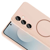 Galaxy S24 FE Kılıf M-safe Şarj Özellikli Zore Meta Kapak