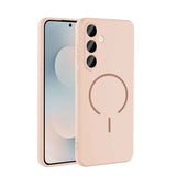 Galaxy S24 FE Kılıf M-safe Şarj Özellikli Zore Meta Kapak