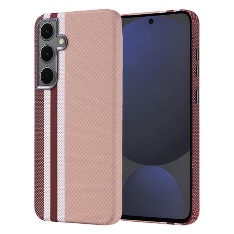Galaxy S24 FE Kılıf M-safe Şarj Özellikli Karbon Fiber Görünümlü Zore Nekst Kapak