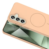 Galaxy S24 FE Kılıf M-safe Şarj Özellikli Zore Ruby Sert Kapak