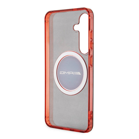 Galaxy S24 Kılıf AMG Orjinal Lisanslı M-safe Şarj Özellikli Transparan Timeless Kapak