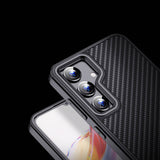 Galaxy S24 Kılıf Aramid Karbon Fiber M-safe Özellikli Wlons Radison Kapak