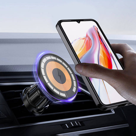 Galaxy S24 Kılıf Aramid Karbon Fiber M-safe Özellikli Wlons Radison Kapak