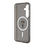 Galaxy S24 Kılıf Karl Lagerfeld Orjinal Lisanslı M-safe Şarj Özellikli Karl Head IML Baskılı Kapak