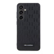 Galaxy S24 Kılıf Karl Lagerfeld Orjinal Lisanslı Saffiano Monogram Metal Logo Kapak