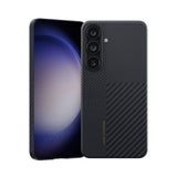 Galaxy S24 Kılıf M-safe Şarj Özellikli Karbon Fiber Benks Montage ArmorAir Kevlar Kapak