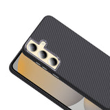Galaxy S24 Kılıf M-safe Şarj Özellikli Karbon Fiber Görünümlü Zore Gros Kapak