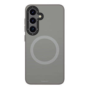 Galaxy S24 Kılıf M-safe Şarj Özellikli Çizilmeye Ve Aşınmaya Dayanıklı Youngkit Velvet Serisi Kapak