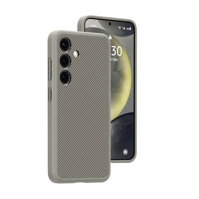 Galaxy S24 Kılıf M-safe Şarj Özellikli Karbon Fiber Görünümlü Zore T-Karbon Kapak