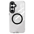 Galaxy S24 Kılıf M-safe Şarj Özellikli Sararmaya Karşı Dayanıklı Youngkit Clear Crystal Serisi Kapak
