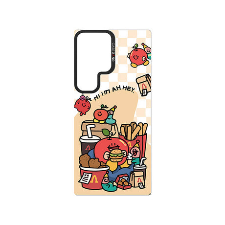 Galaxy S24 M-safe Şarj Özellikli Casebang Ahhey Serisi Arka Panel