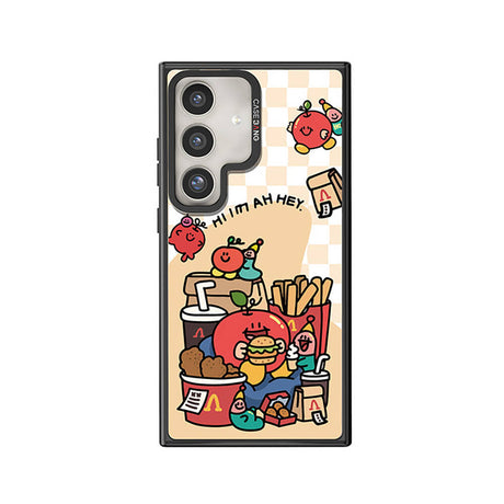 Galaxy S24 M-safe Şarj Özellikli Casebang Ahhey Serisi Arka Panel