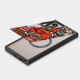 Galaxy S24 M-safe Şarj Özellikli Casebang Ahhey Serisi Arka Panel