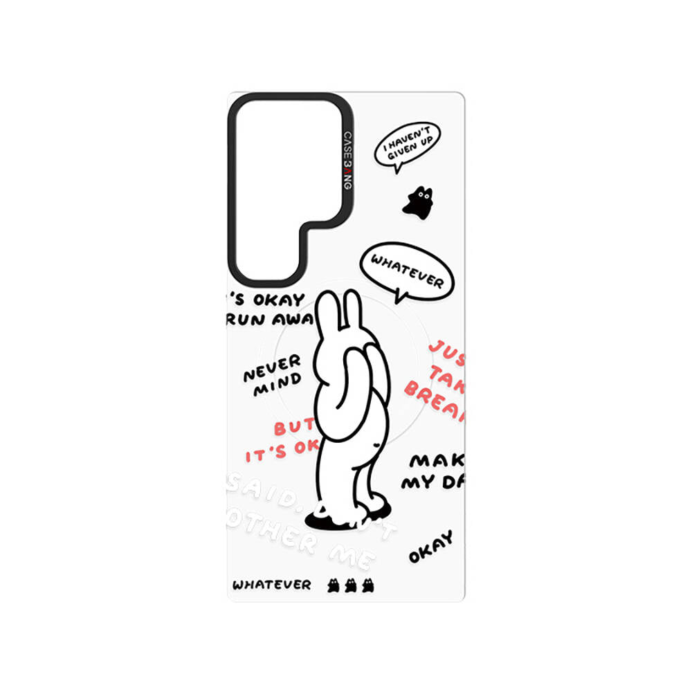 Galaxy S24 M-safe Şarj Özellikli Casebang Chill Out Serisi Mıknatıslı Arka Panel