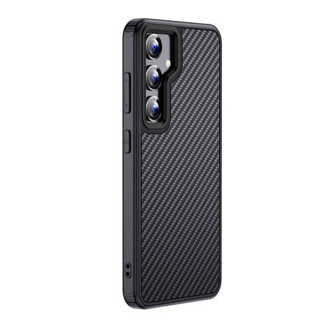 Galaxy S24 Plus Kılıf Aramid Karbon Fiber M-safe Özellikli Wlons Radison Kapak