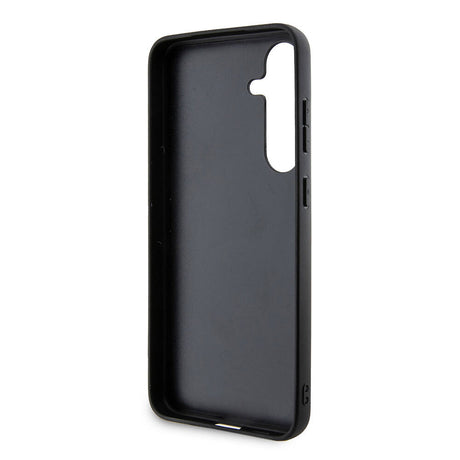 Galaxy S24 Plus Kılıf BMW Orjinal Lisanslı M-safe Şarj Özellikli Yarım Dokulu Circle Leather Kapak