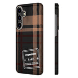 Galaxy S24 Plus Kılıf Ekose Desenli Youngkit Gezhi Serisi Kapak