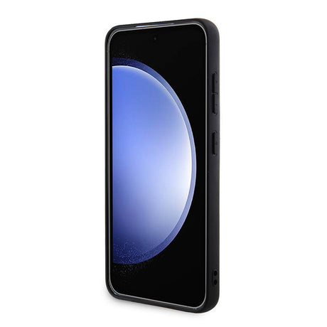 Galaxy S24 Plus Kılıf Guess Orjinal Lisanslı M-safe Şarj Özellikli PU Halkalı 4G Desenli Yazı Logolu Kapak
