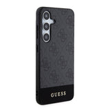 Galaxy S24 Plus Kılıf Guess Orjinal Lisanslı PU Deri Şerit Logo Dizaynlı Kapak