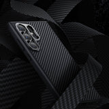 Galaxy S24 Plus Kılıf Karbon Fiber M-safe Şarj Özellikli Benks Hybrid ArmorPro 600D Kevlar Kapak