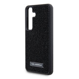 Galaxy S24 Plus Kılıf Karl Lagerfeld Taşlı Metal Logo Orjinal Lisanslı Kapak