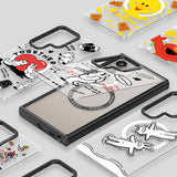 Galaxy S24 Plus Kılıf M-safe Şarj Özellikli Casebang Body Frame Kapak