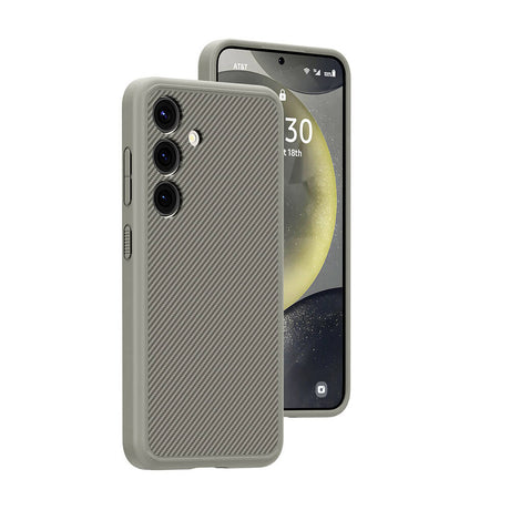 Galaxy S24 Plus Kılıf M-safe Şarj Özellikli Karbon Fiber Görünümlü Zore T-Karbon Kapak