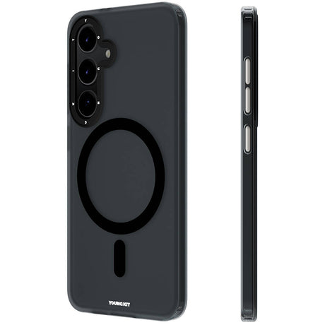 Galaxy S24 Plus Kılıf M-safe Şarj Özellikli Youngkit Hidden Sand Serisi Kapak