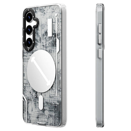 Galaxy S24 Plus Kılıf M-safe Şarj Özellikli YoungKit Technology Serisi Kapak