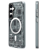 Galaxy S24 Plus Kılıf M-safe Şarj Özellikli YoungKit Technology Serisi Kapak