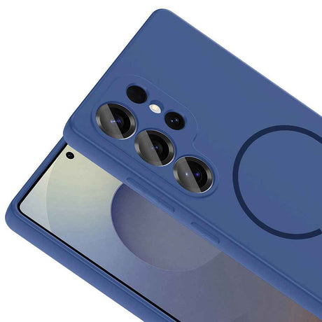 Galaxy S24 Ulta Kılıf M-safe Şarj Özellikli Zore Meta Kapak