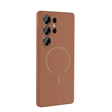 Galaxy S24 Ulta Kılıf M-safe Şarj Özellikli Zore Meta Kapak