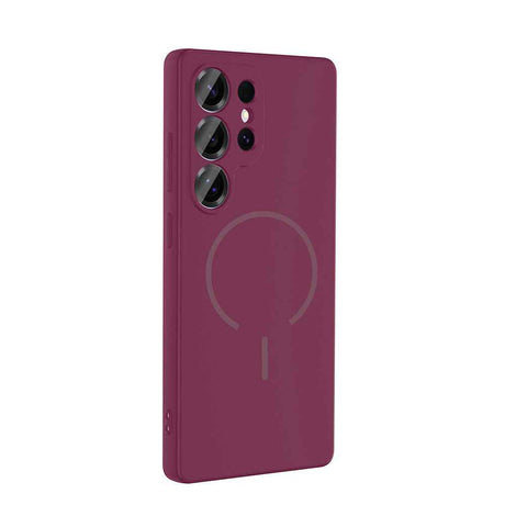 Galaxy S24 Ulta Kılıf M-safe Şarj Özellikli Zore Meta Kapak