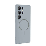 Galaxy S24 Ulta Kılıf M-safe Şarj Özellikli Zore Meta Kapak