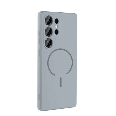 Galaxy S24 Ulta Kılıf M-safe Şarj Özellikli Zore Meta Kapak