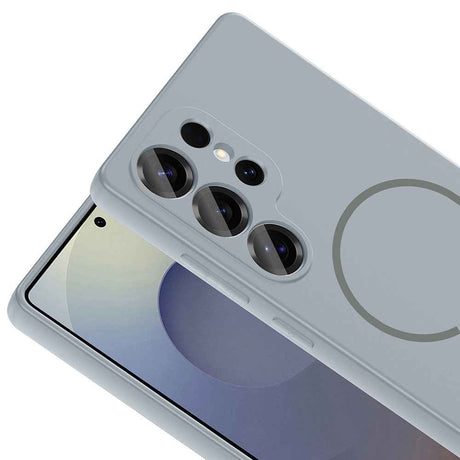 Galaxy S24 Ulta Kılıf M-safe Şarj Özellikli Zore Meta Kapak