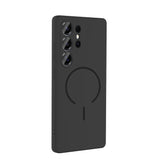 Galaxy S24 Ulta Kılıf M-safe Şarj Özellikli Zore Meta Kapak