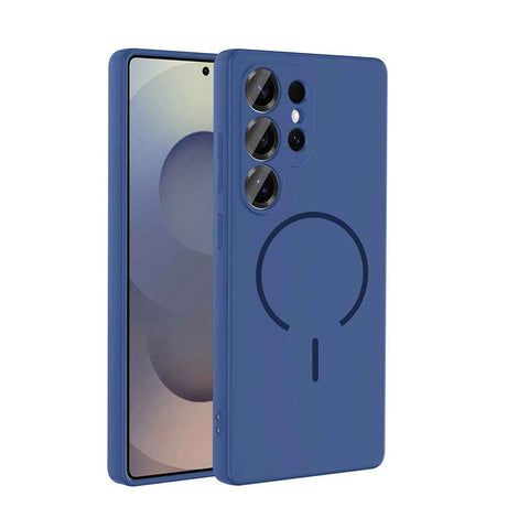 Galaxy S24 Ulta Kılıf M-safe Şarj Özellikli Zore Meta Kapak