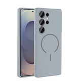 Galaxy S24 Ulta Kılıf M-safe Şarj Özellikli Zore Meta Kapak